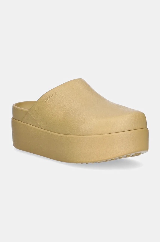 Классические платформенные сабо Dylan Crocs, бежевый