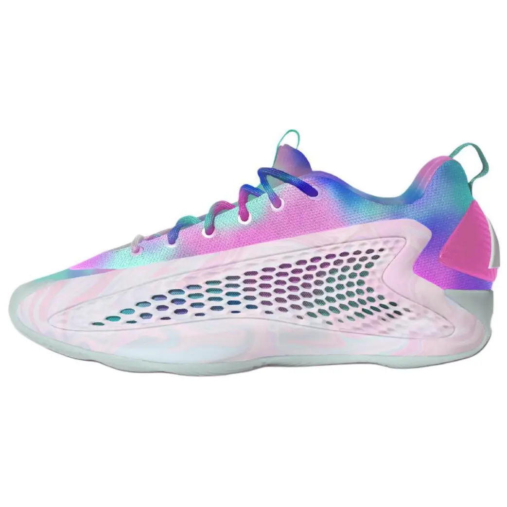 

Баскетбольные кроссовки A.E. 1 Basketball Shoes Unisex Low-Top White/Pink/Blue Adidas