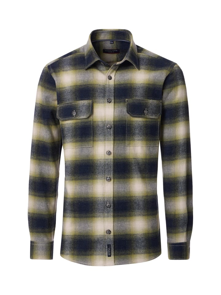 

CASAMODA Повседневная рубашка зеленого цвета