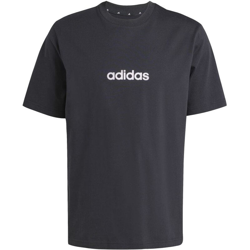 

Рубашка Essentials Linear Single Jersey Adidas, черный