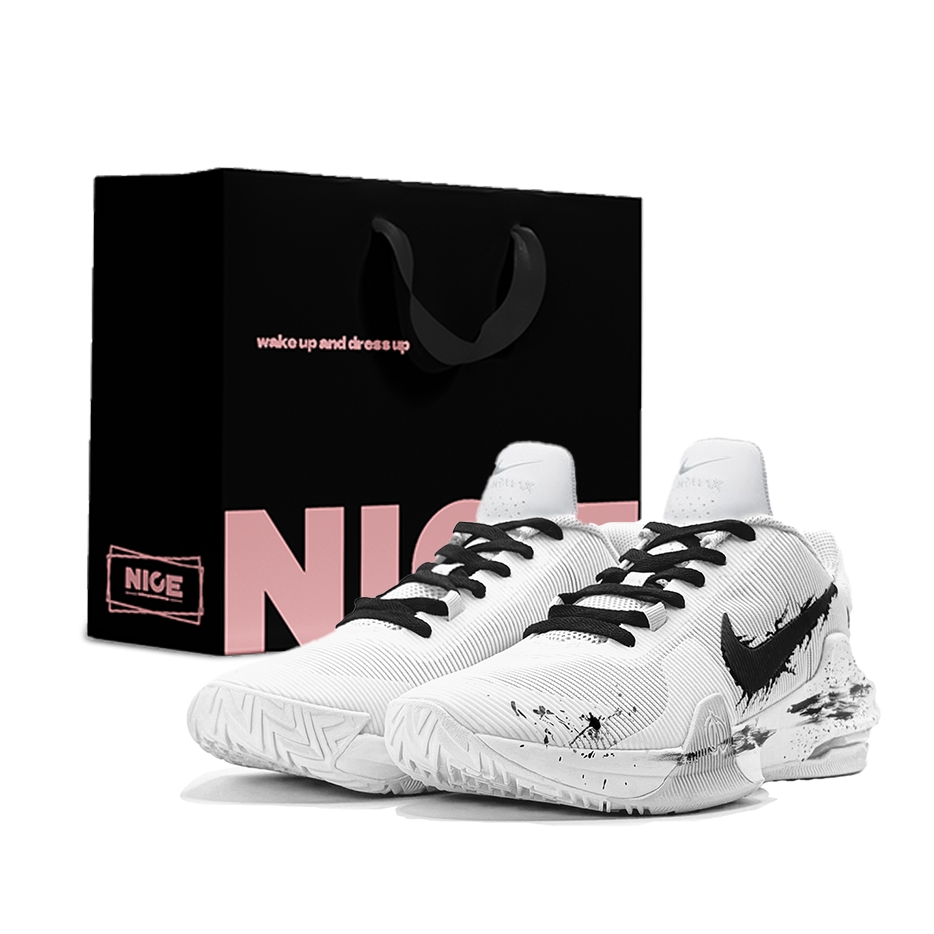 

Nike Мужские баскетбольные кроссовки мид-топ белые, цвет White