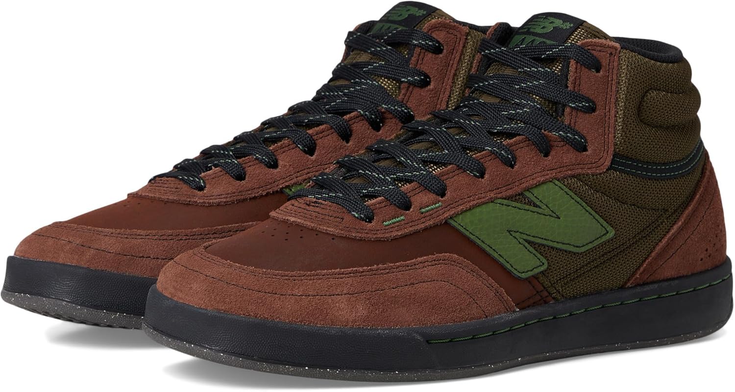 

Кроссовки для скейтбординга New Balance Unisex Adult 440 V2 Hi, коричневый/оливковый