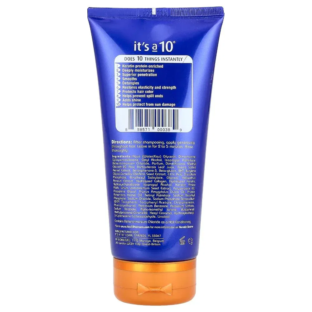 Кондиционер Miracle Deep Conditioner Plus Keratin от Its A 10 для мужчин и женщин - 140 мл (5 унций), Clear/Transparent — фото 2