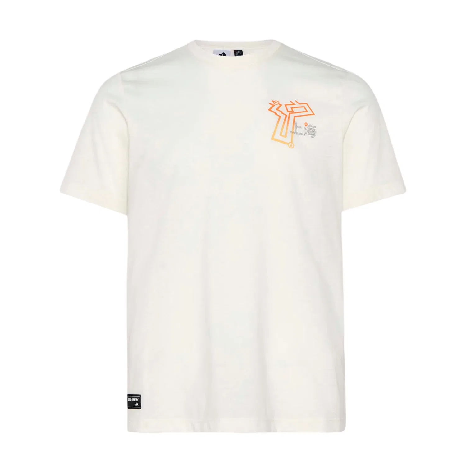 Футболка беговая unisex Marathon Shanghai Half Event Culture Adidas, Jade White