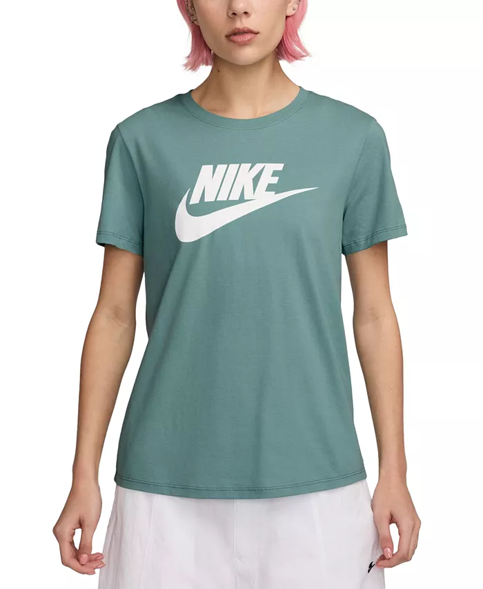 

Женская спортивная футболка с логотипом Essentials, размеры XS–3X Nike