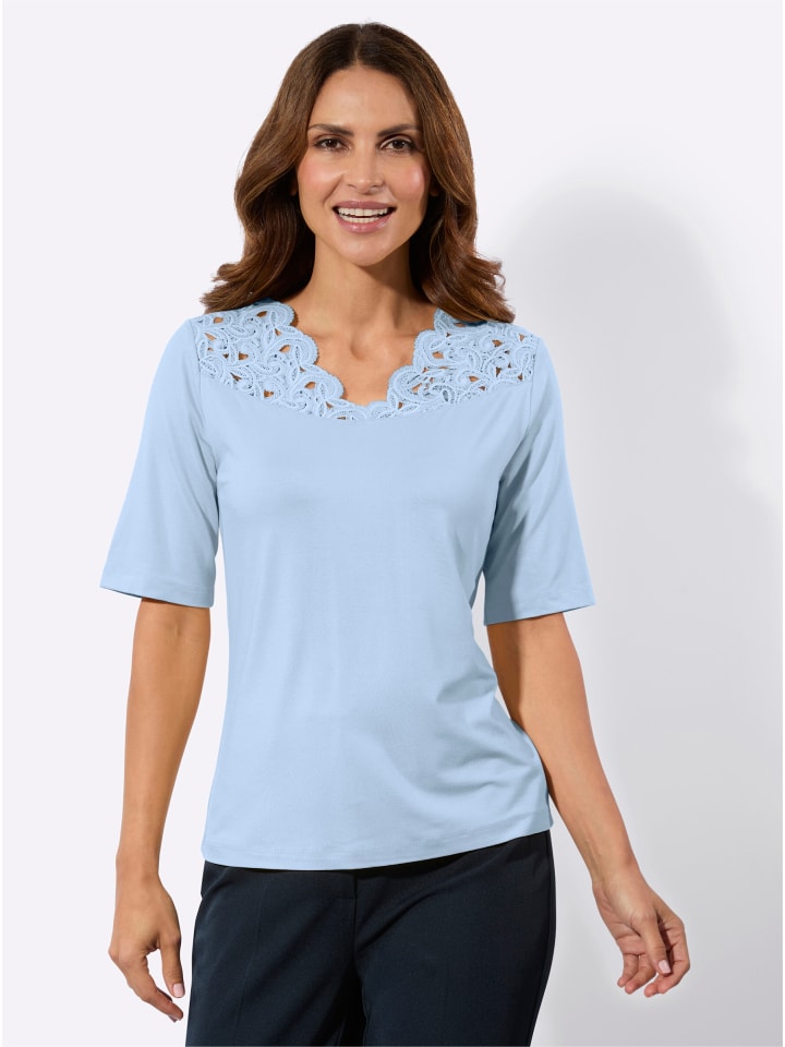 

Кружевная рубашка цвета ледяного голубого WITT WEIDEN