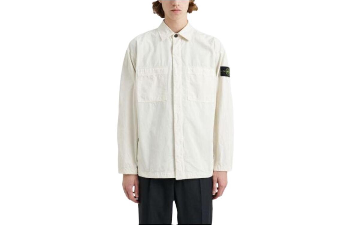 

Рубашка мужская белая Stone Island, белый