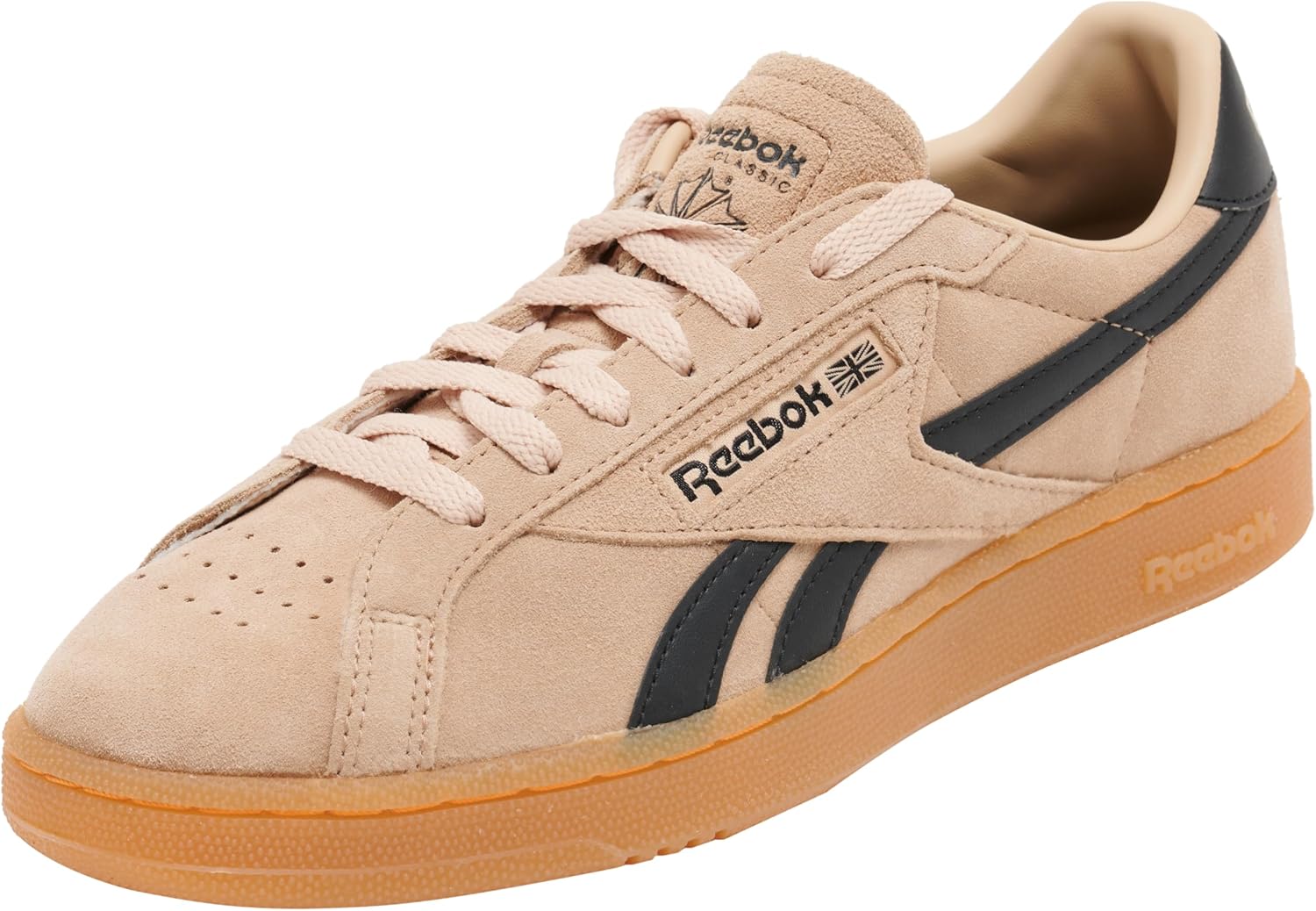 

Кроссовки Reebok Unisex Adult Club C Grounds, черный/карамельный