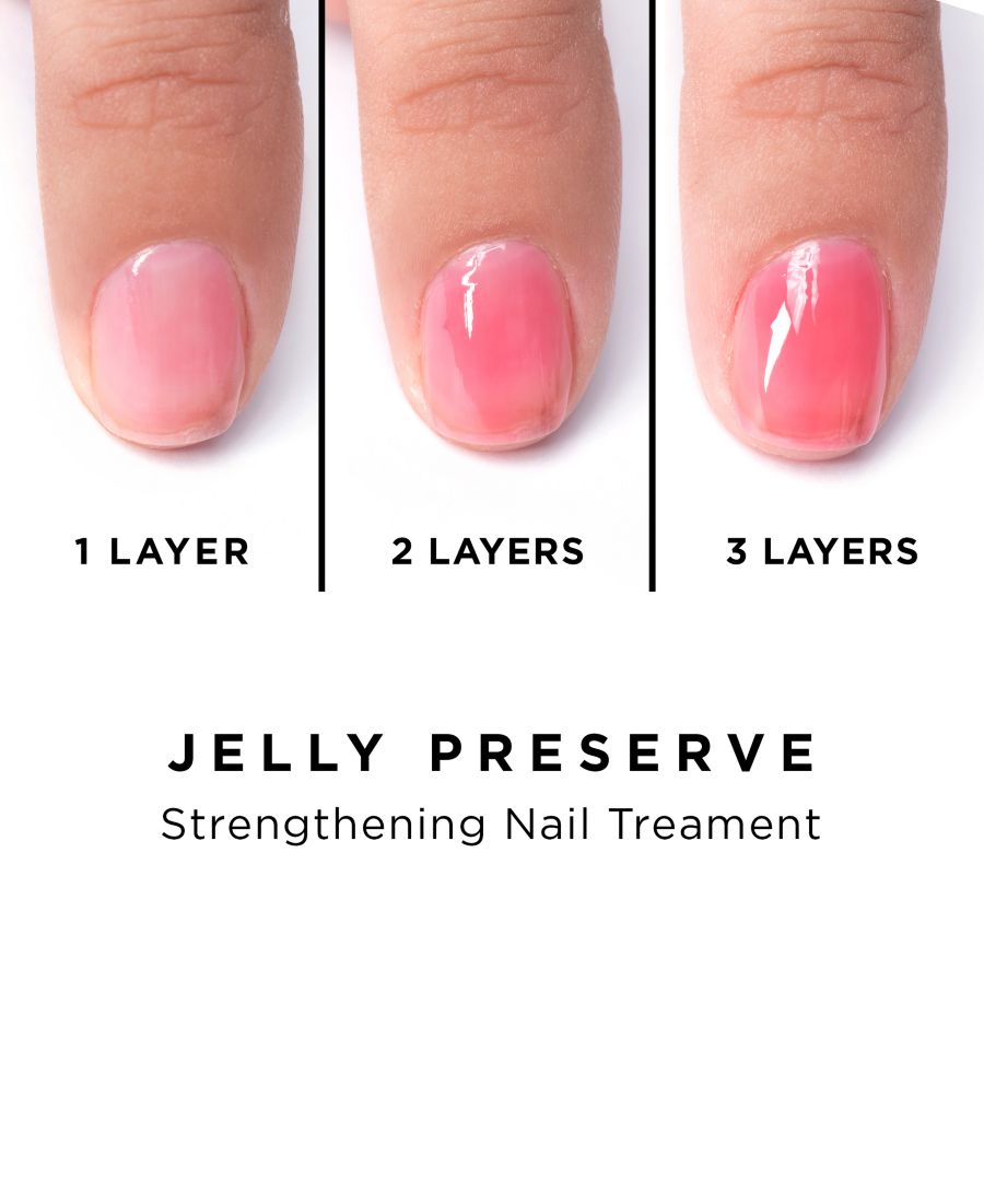 Укрепляющее средство для ногтей Jelly Preserve, 0,4 унции Butter LONDON, цвет strawberry rhubarb — фото 3