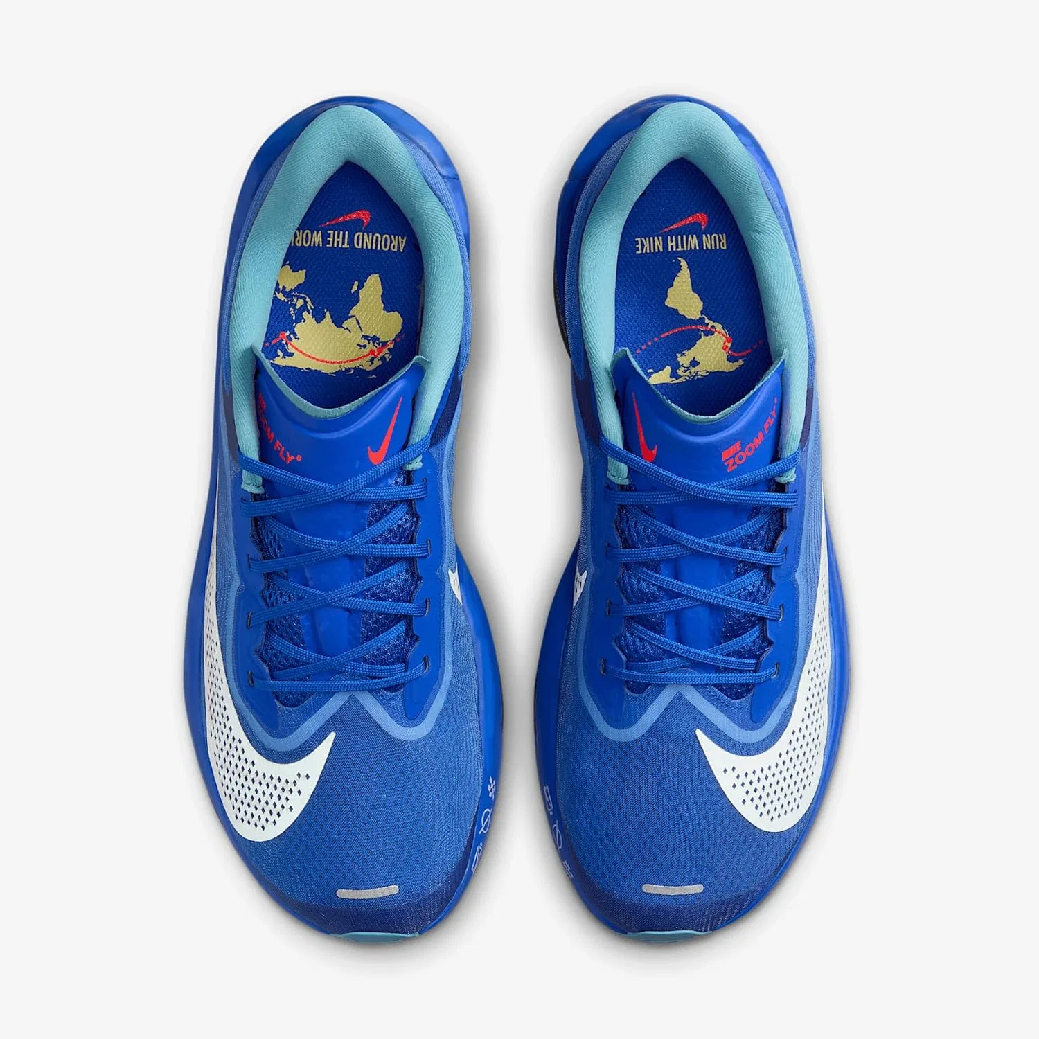 Мужские шоссейные кроссовки Nike Zoom Fly 6 (HQ1718-400, Racer Blue/Denim Turquoise/Doll/Sail) — фото 4