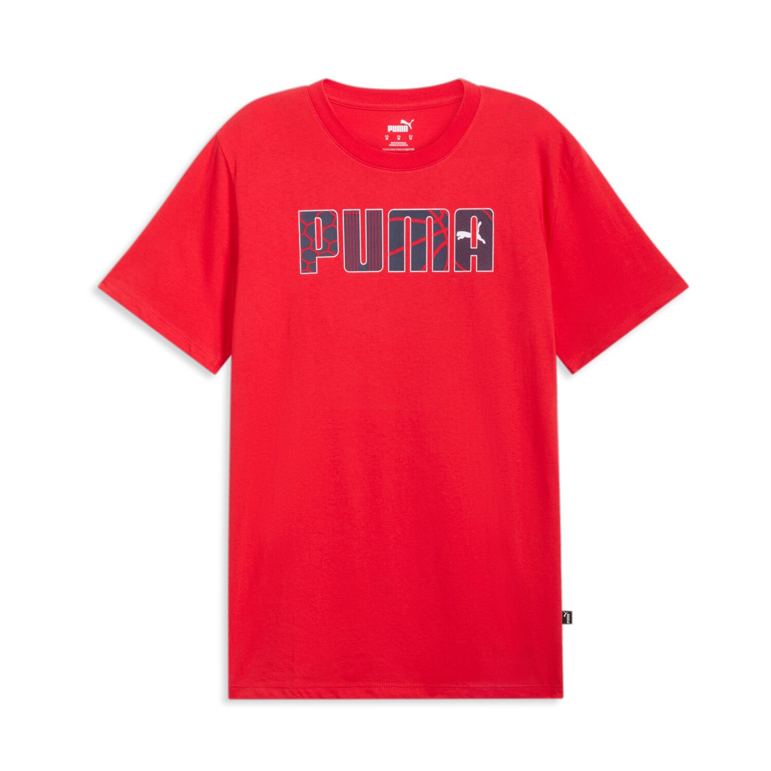 

Мужская футболка с логотипом PUMA Hoops, цвет For All Time Red