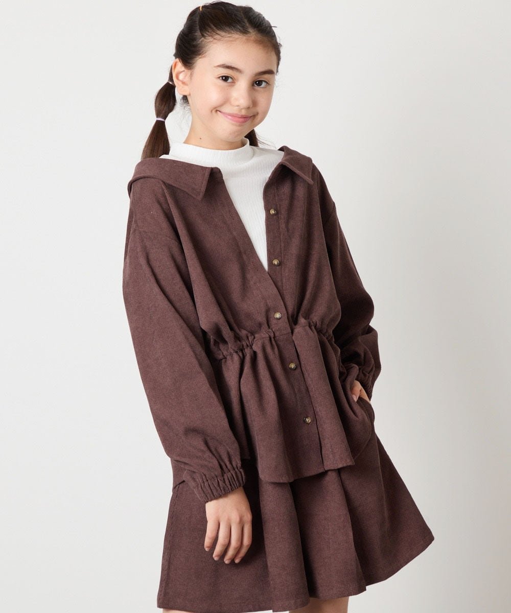 Яркая многослойная блузка Cole из искусственной кожи A.V.V, brown