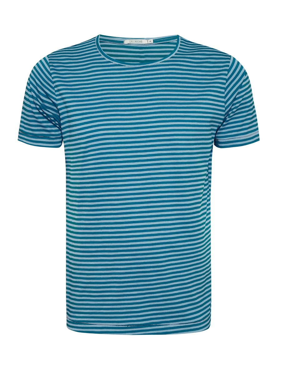 

Рубашка GREENBOMB, цвет marine blue/Light blue