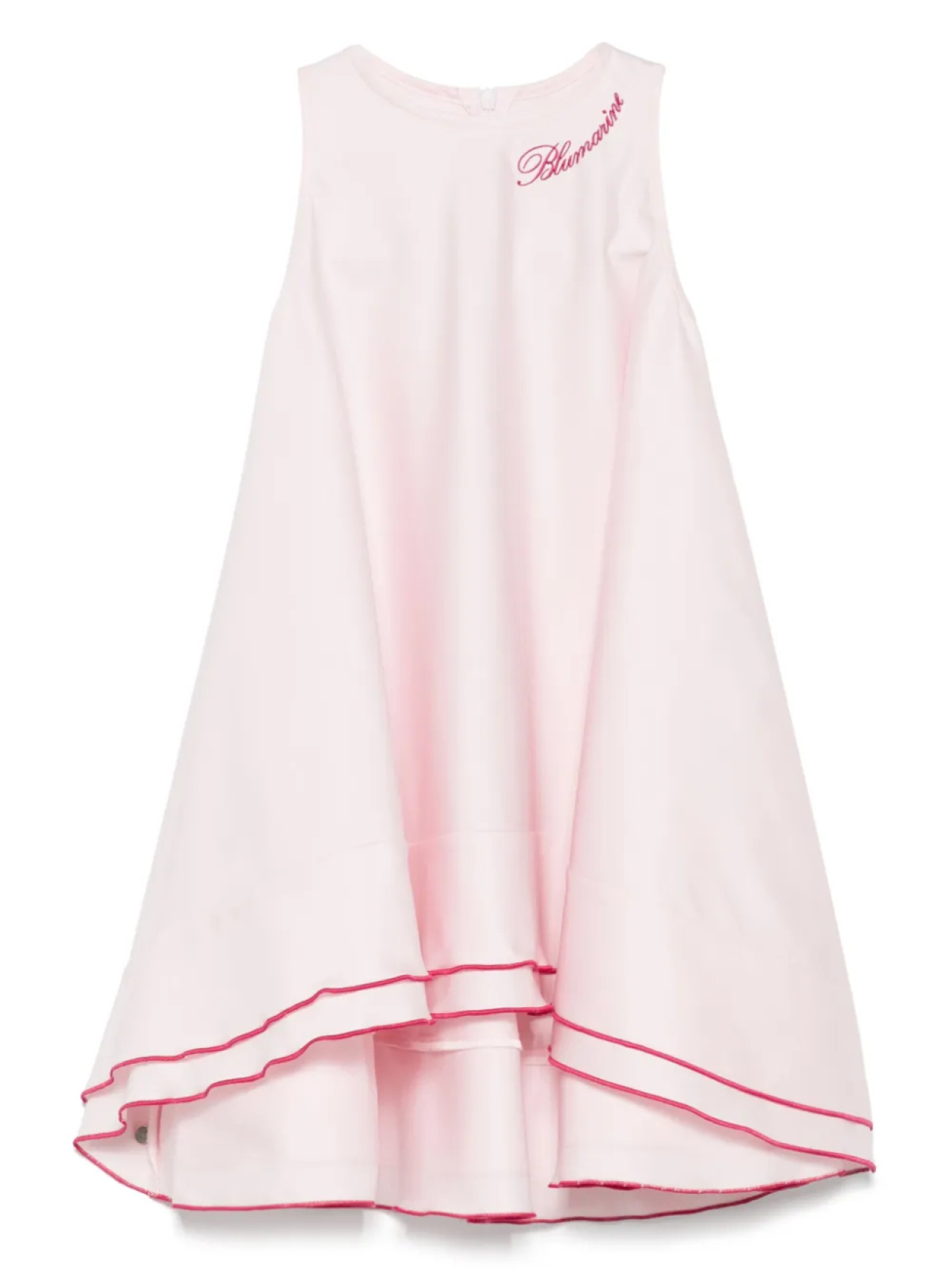 

Платье с оборками Miss Blumarine, розовый