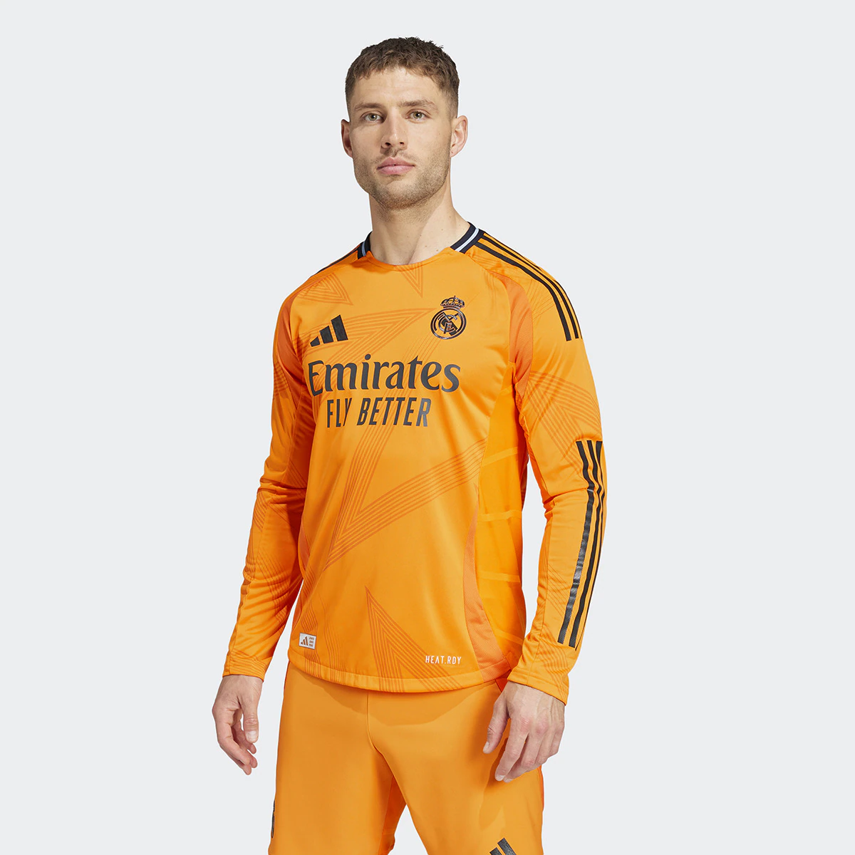 

Мужская 2-я форма Реал Мадрид 24/25 Аутентичная футболка Adidas, оранжевый