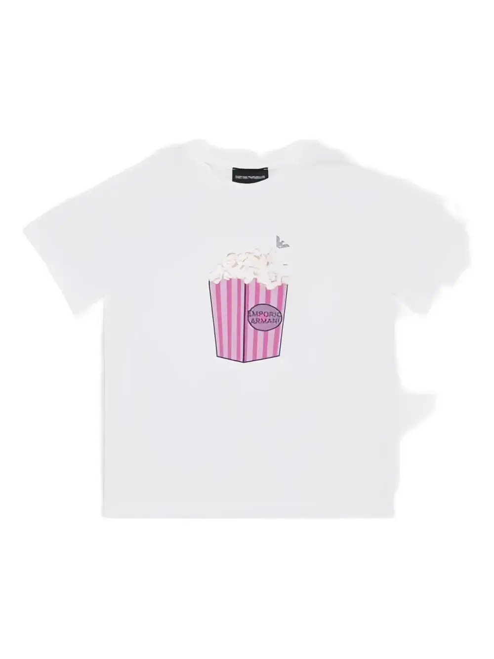 

Футболка с круглым вырезом Emporio Armani Kids, белый