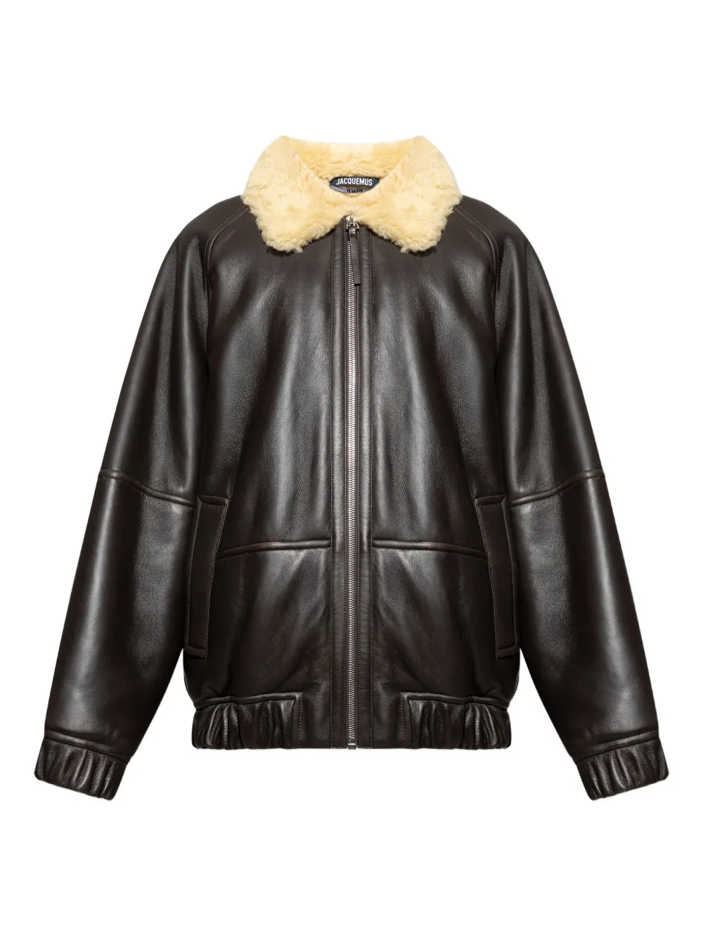 

Куртка с меховым воротником Jacquemus, коричневый