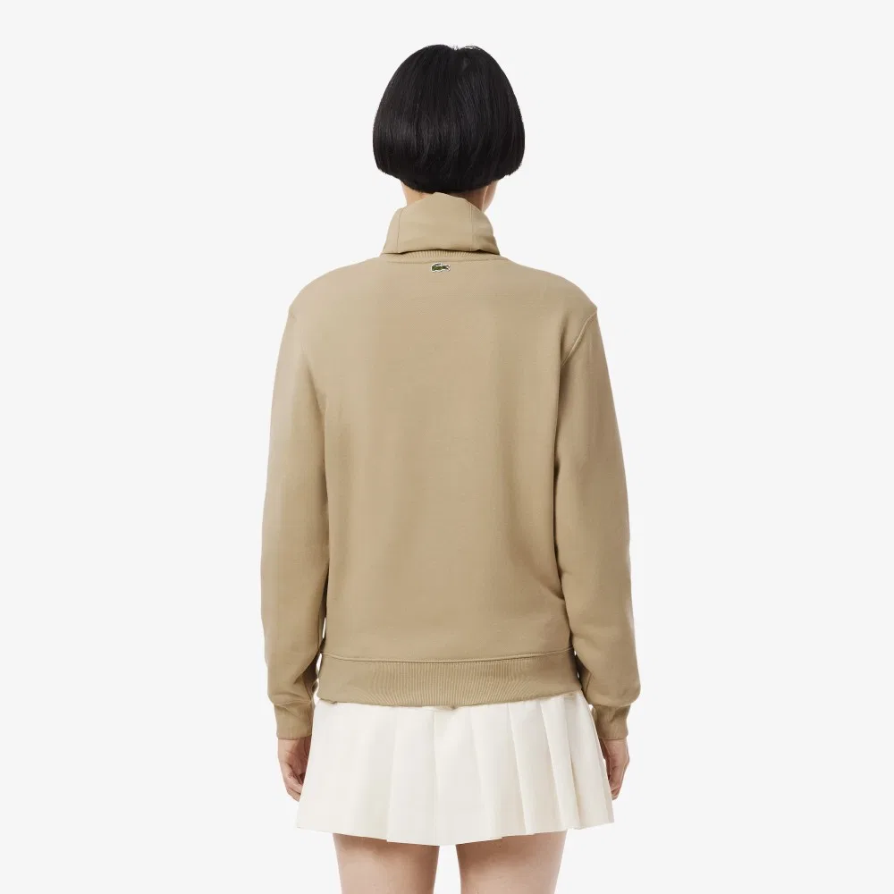 Свитшот Lacoste Signature, бежевый — фото 3