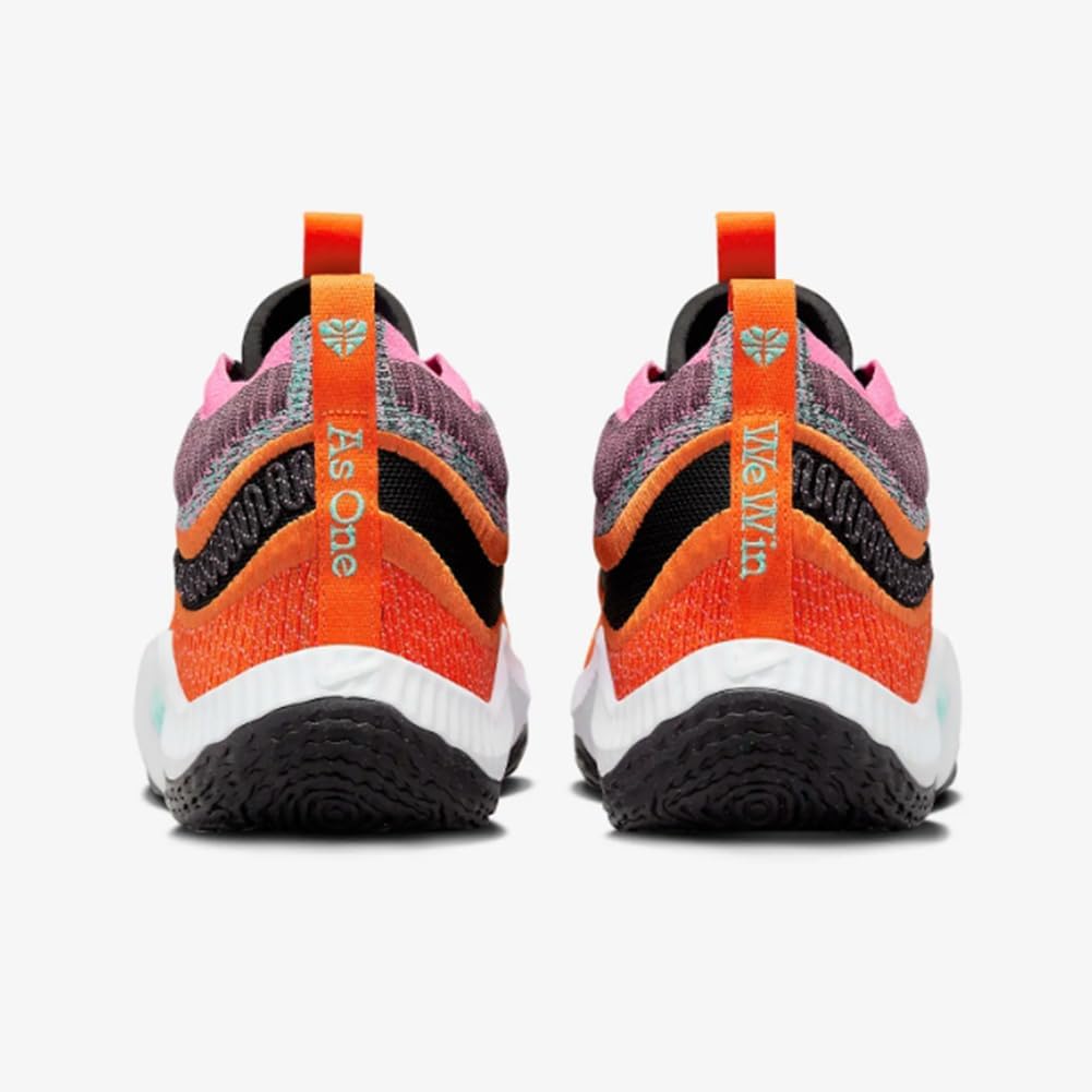 Мужские кроссовки Nike Cosmic Unity 3 'Silver Bullet' (2023) DV2757-005, черный/оранжевый/розовый — фото 3