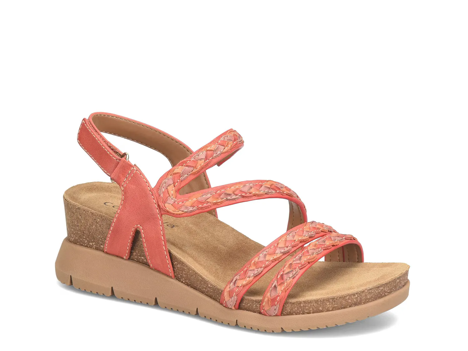 Сандалии Silvia Wedge Sandal Comfortiva, цвет tomatored_multicolor