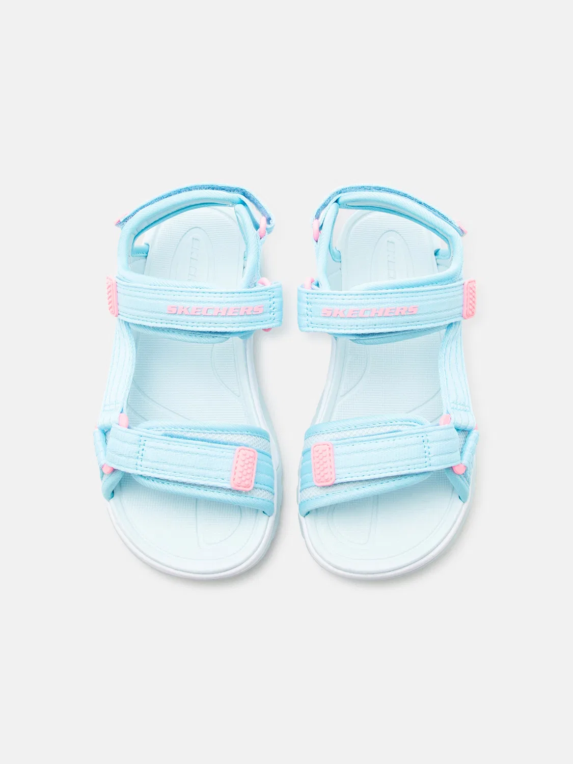 Сандалии Skechers цвета аквамарин — фото 3
