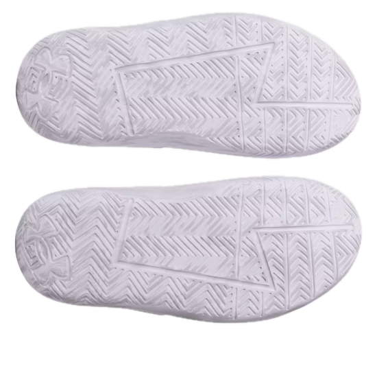 Шлепанцы Under Armour Curry FoamTro Slide 'White Halo Grey' — фото 4