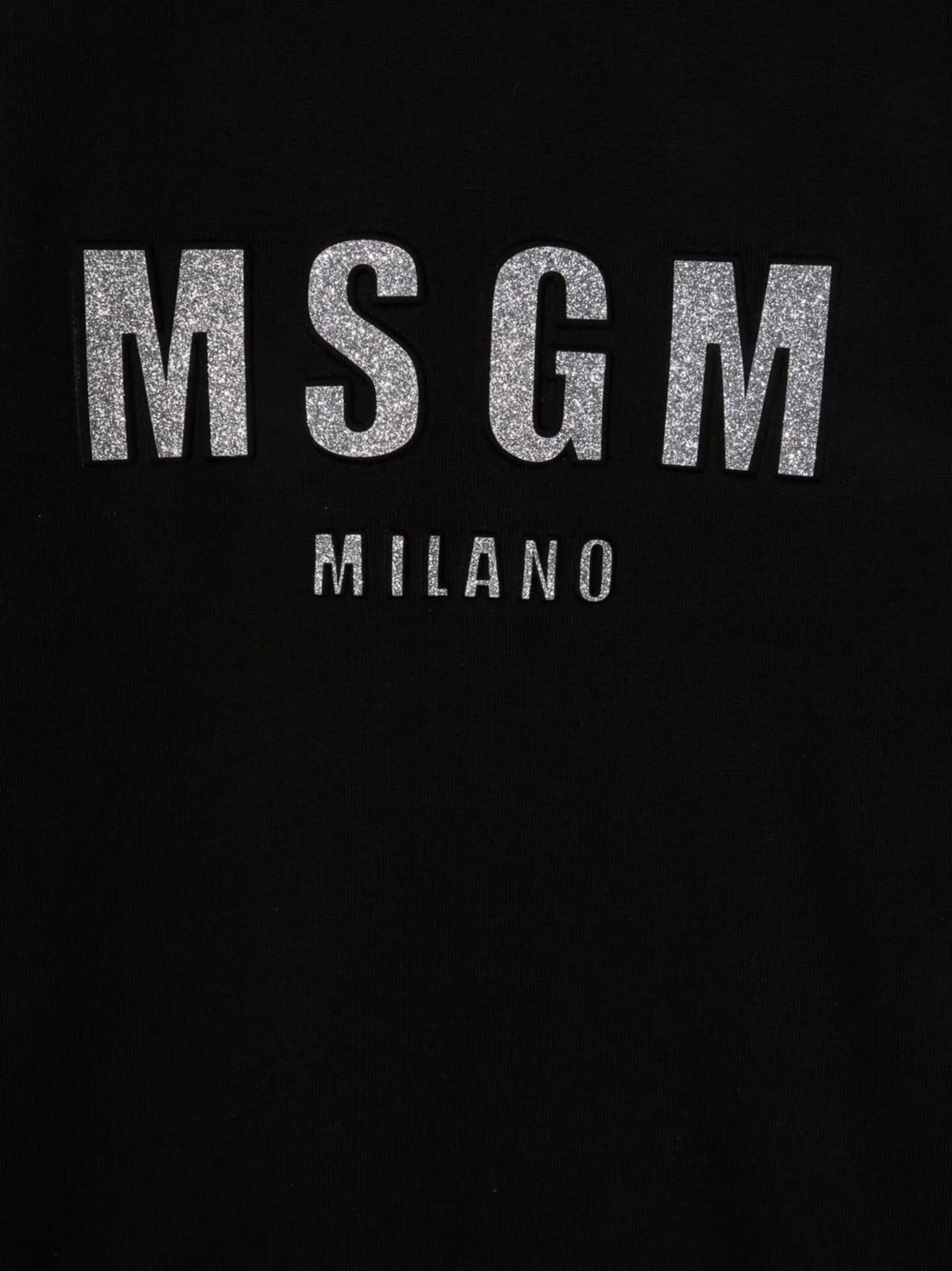 Платье-толстовка с логотипом Msgm Kids, черный — фото 3