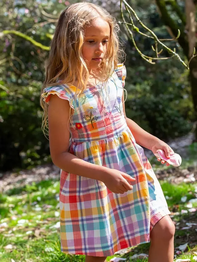 Детское платье с вышивкой Гиацинт Frugi — фото 2