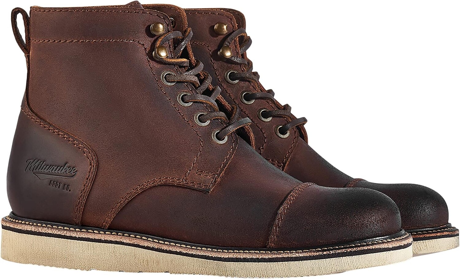 

Ботинки на шнуровке Brady Cap Toe Boot Milwaukee Boot Company, цвет Gaucho