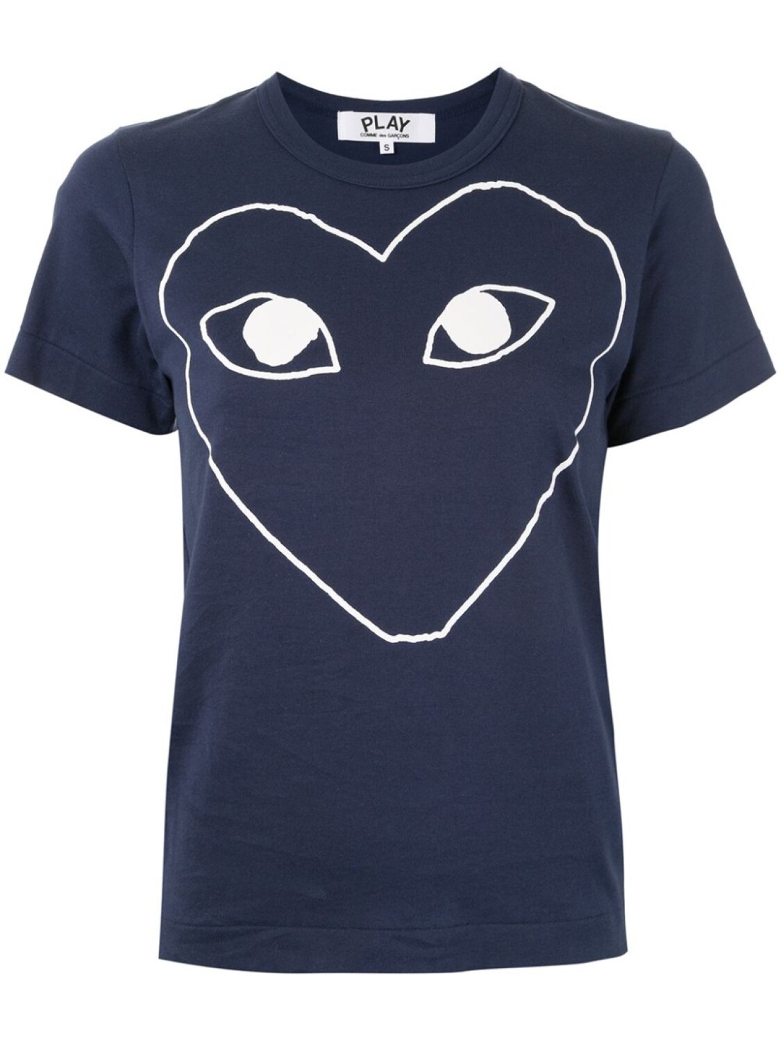 

Comme Des Garçons Play футболка с логотипом, синий