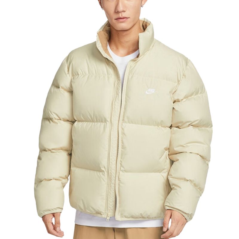 Куртка мужская Sportswear Club Therma FIT Down Nike, светлый хаки/коричневый/белый — фото 2