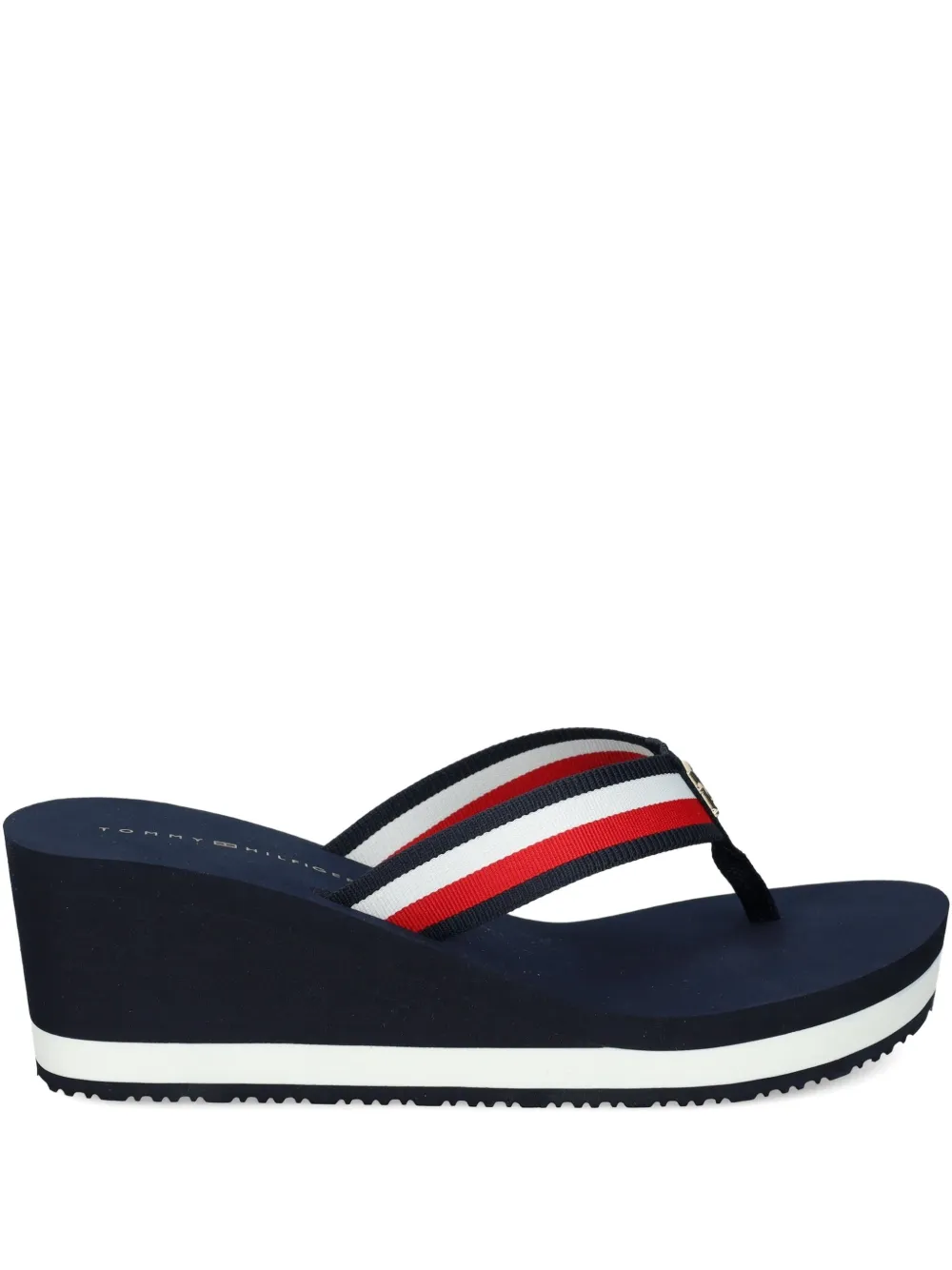 Шлепанцы на танкетке Tommy Hilfiger, синий