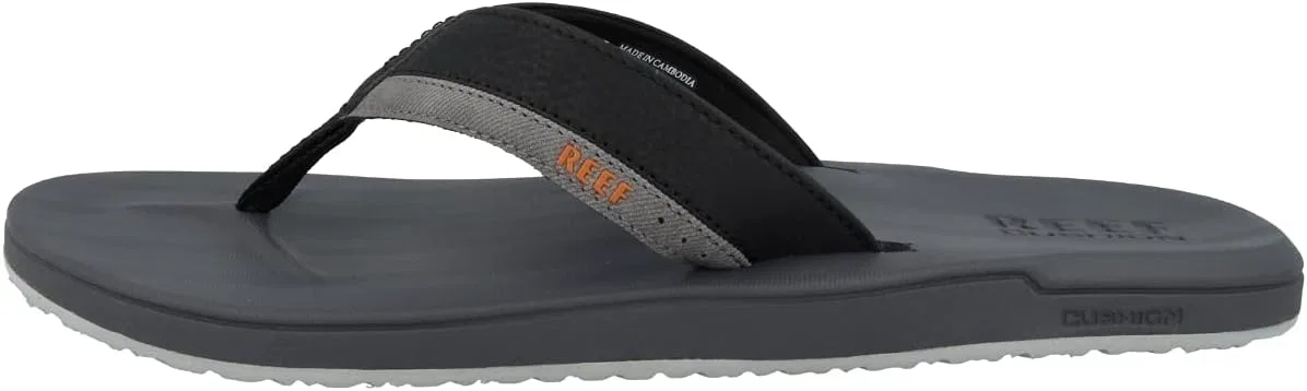 Мужские сандалии Reef с анатомической формой и амортизацией, Multicoloured Grey Orange Gor