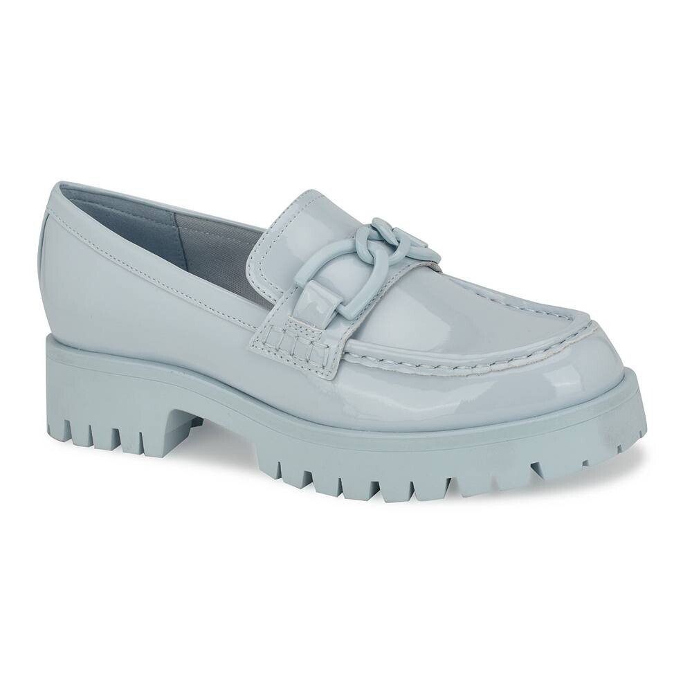 

Женские повседневные лоферы Nine West Gables, цвет Light Blue Patent