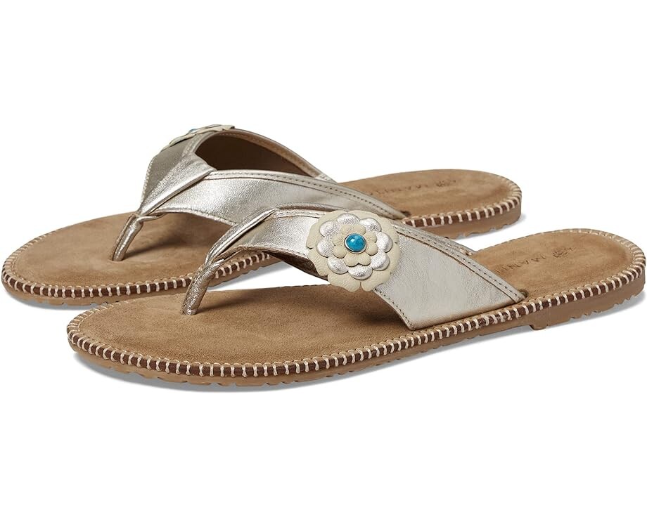

Сандалии Manitobah Mukluks Wasaga Flip-Flop, цвет Metallic/Metallique