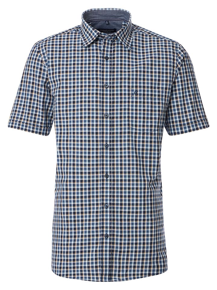 

CASAMODA Рубашка - Удобный крой - темно-синего цвета