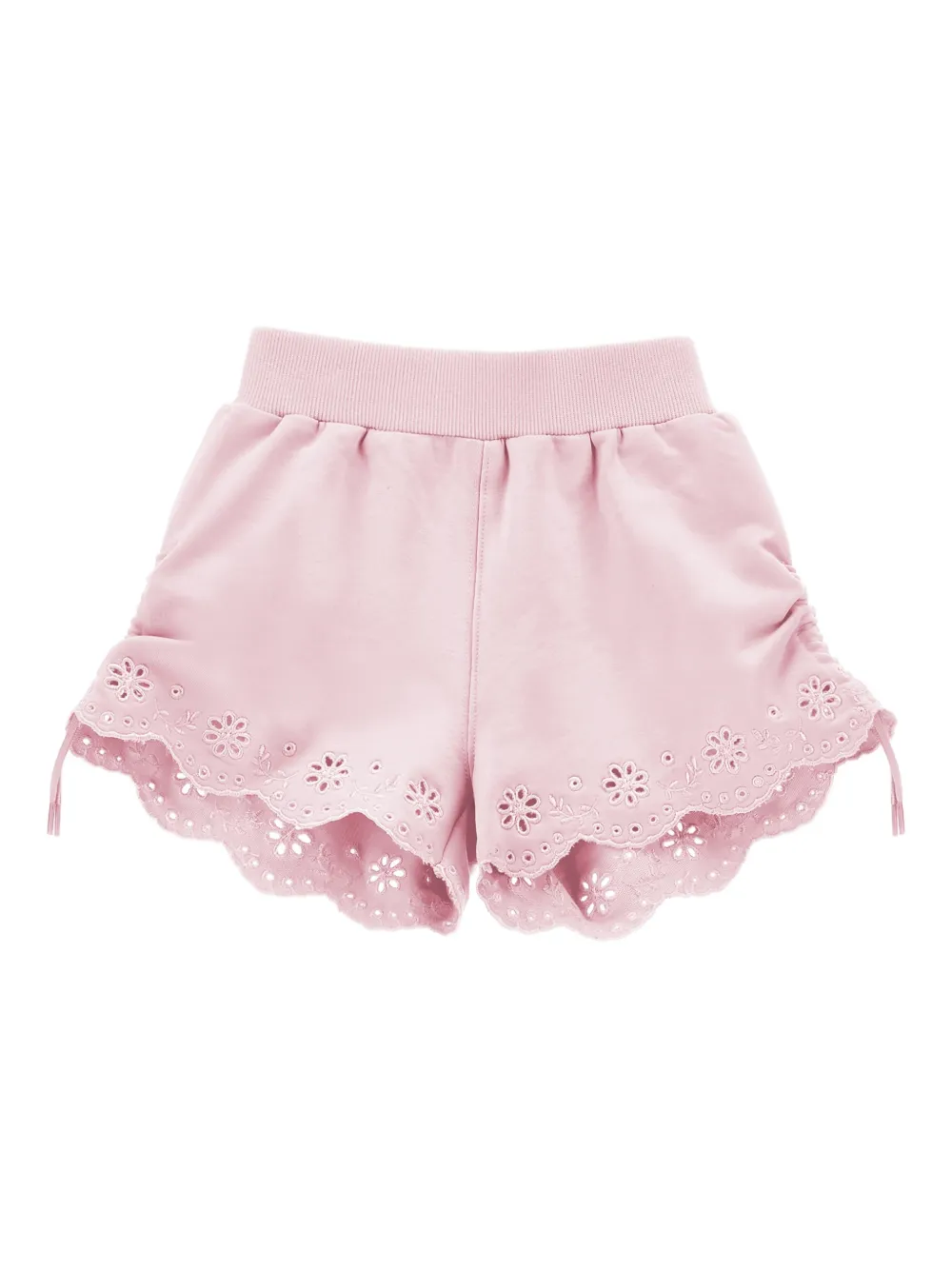 

Шорты с кулиской и люверсами Monnalisa, розовый