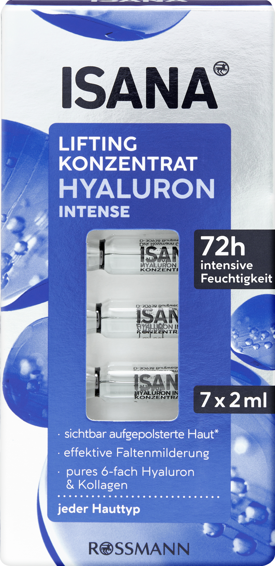 

Сыворотка для лица ISANA Hyaluron Intense Lifting Konzentrat