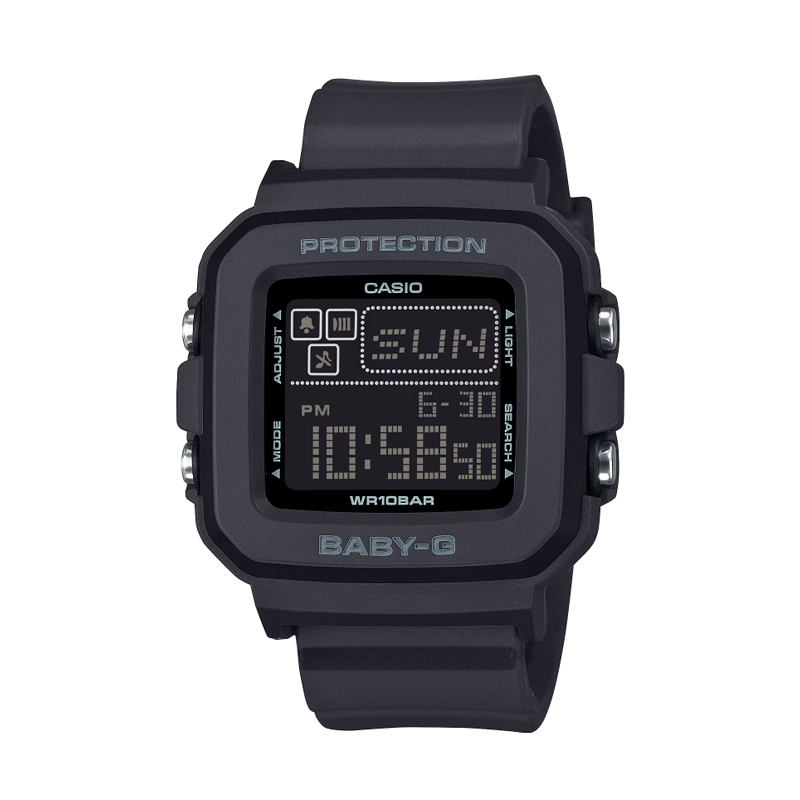

CASIO Часы Unisex BABY-G Black Watch BGD-10-1JF, Black Dial