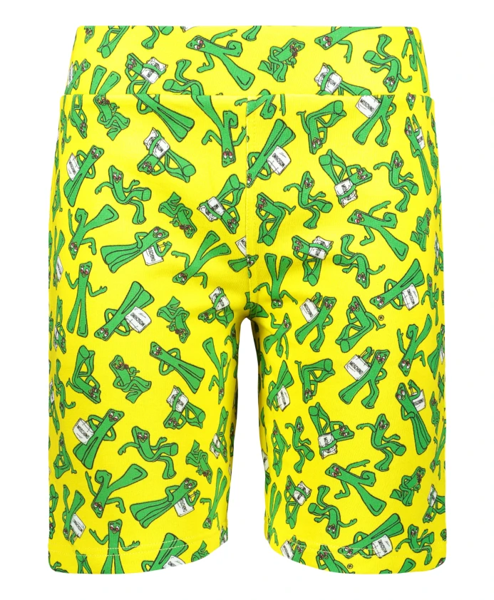 

Хлопковые спортивные шорты с принтом и эластичным поясом Moschino, мультиколор