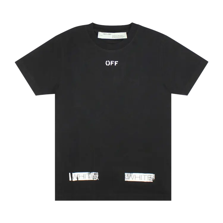 

Футболка Off-White Diag 'Black/White', черный