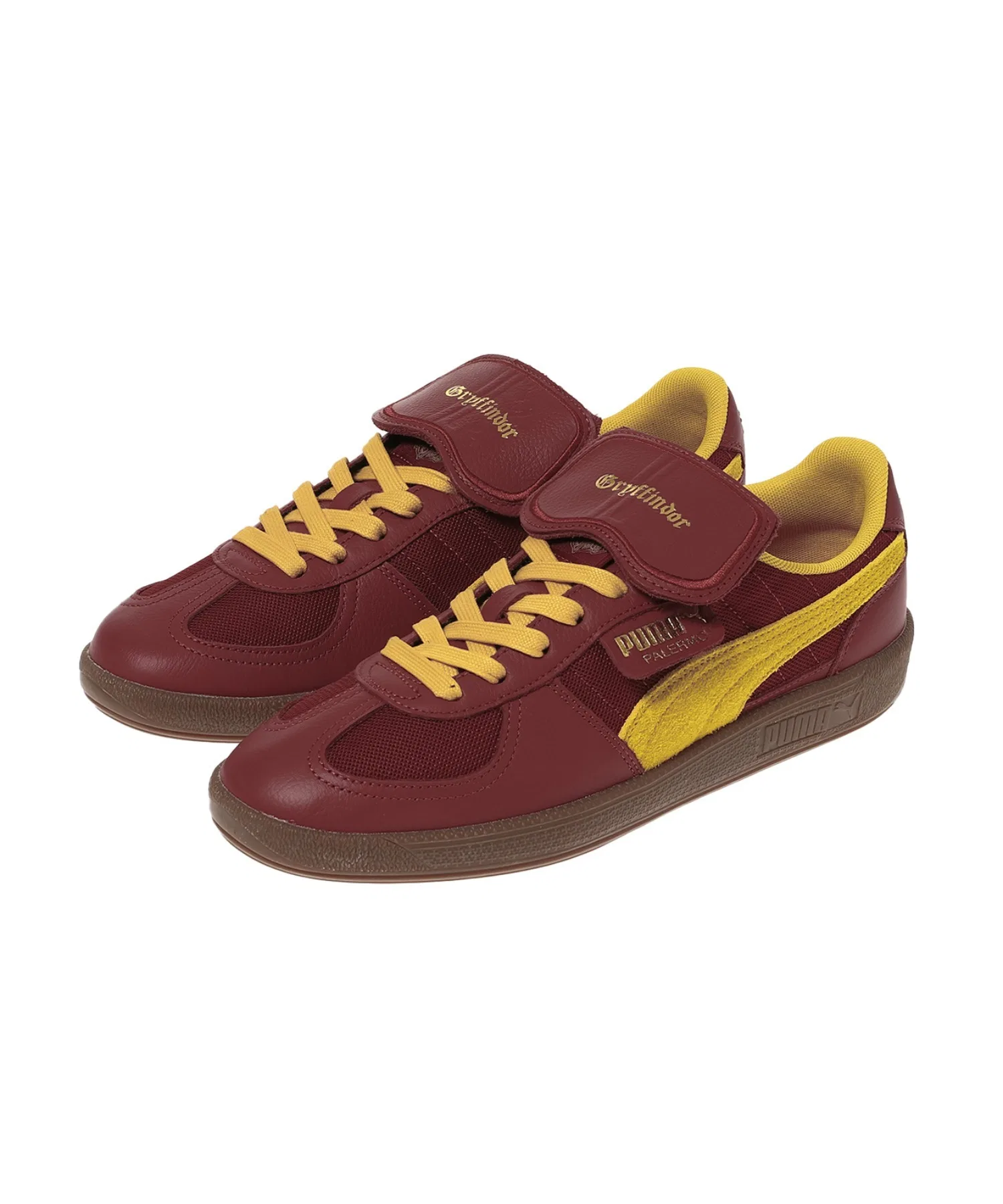 Мужские кроссовки из натуральной кожи PUMA PALERMO HARRY POTTER красные
