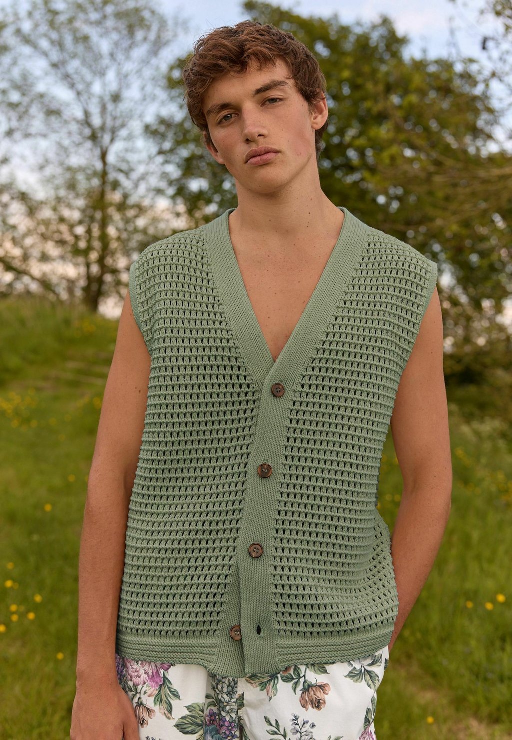 

Жилет EDIT REGULAR FIT Next, зеленый