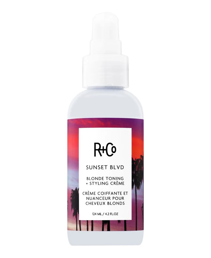 R+Co Тонирующий крем для укладки волос Sunset Boulevard Blonde Toning Plus Styling Crème, 4,2 унции