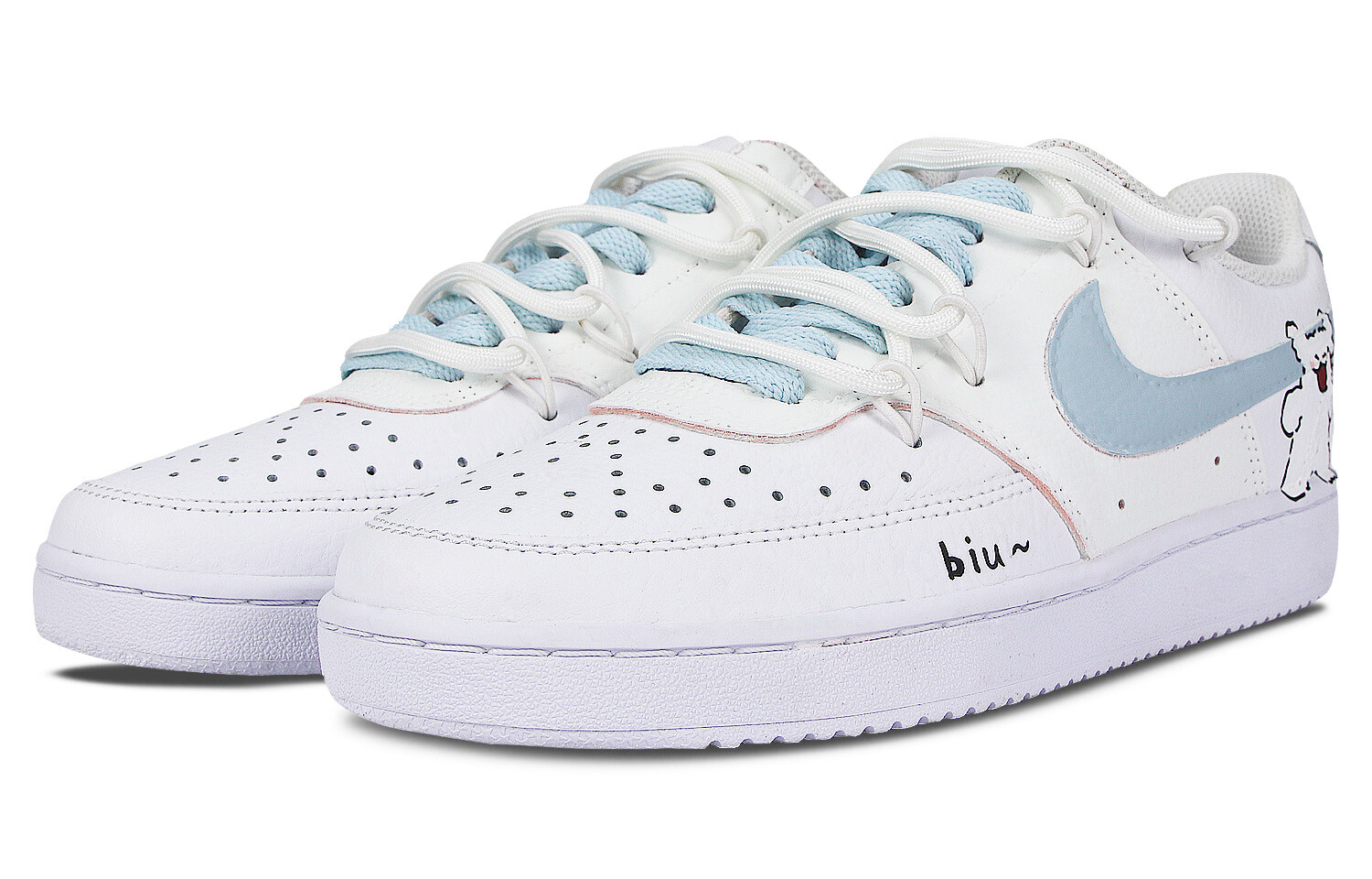 Женские кроссовки для скейтбординга Nike Court Vision 1, White — фото 3