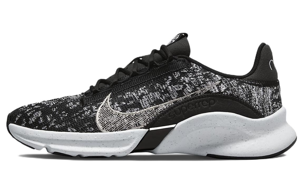 

Nike SuperRep Go 3 Flyknit Next Nature черный металлик серебристый (женские)