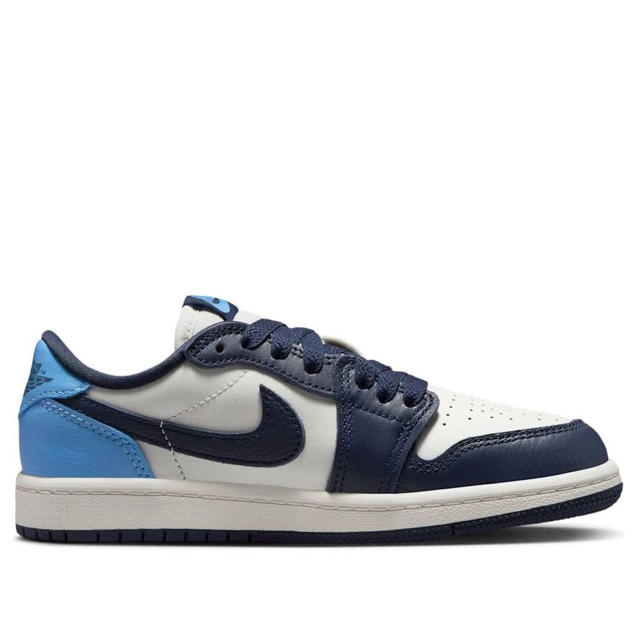 Кроссовки (PS) Air Jordan 1 Low OG 'Obsidian', белый — фото 2
