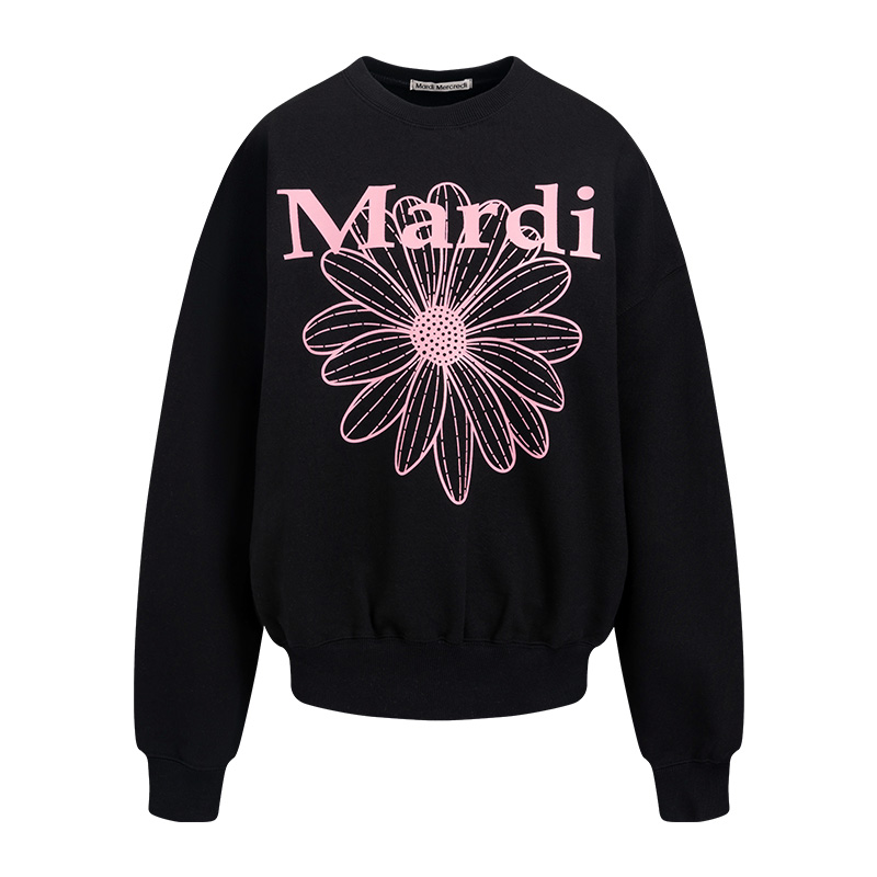 

Цветочная толстовка MARDI MERCREDI, Medium Gray