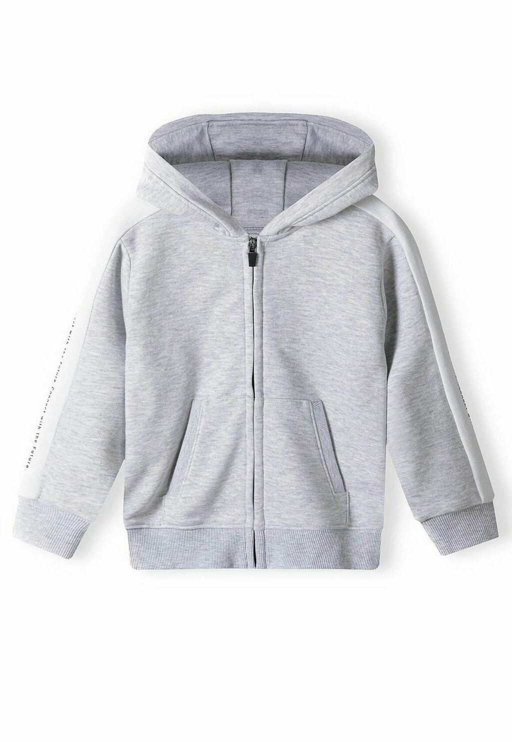 

Толстовка на молнии Long Sleeve For Zip MINOTI, цвет mottled grey