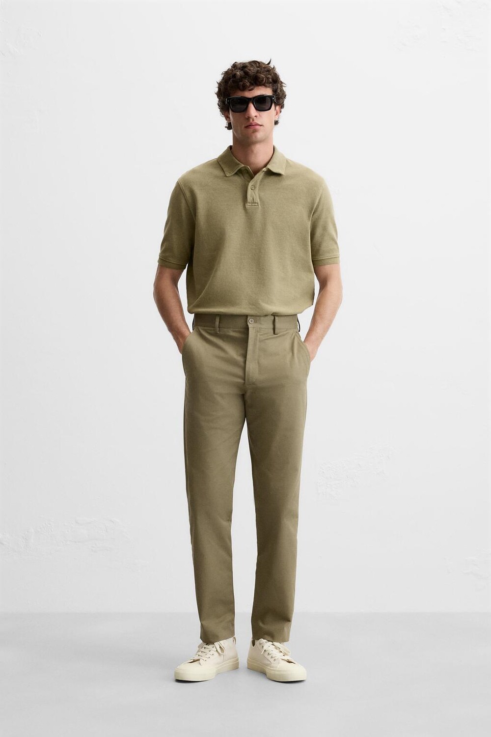 

Прямые чиносы ZARA, кэмел